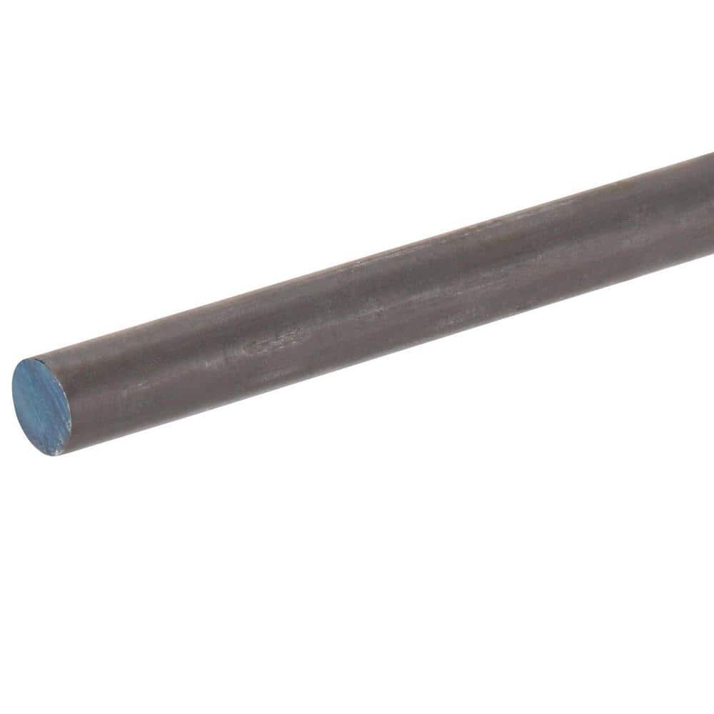3/8 in. x 4 ft. Plain Steel Solid Round Rod - Hercitys