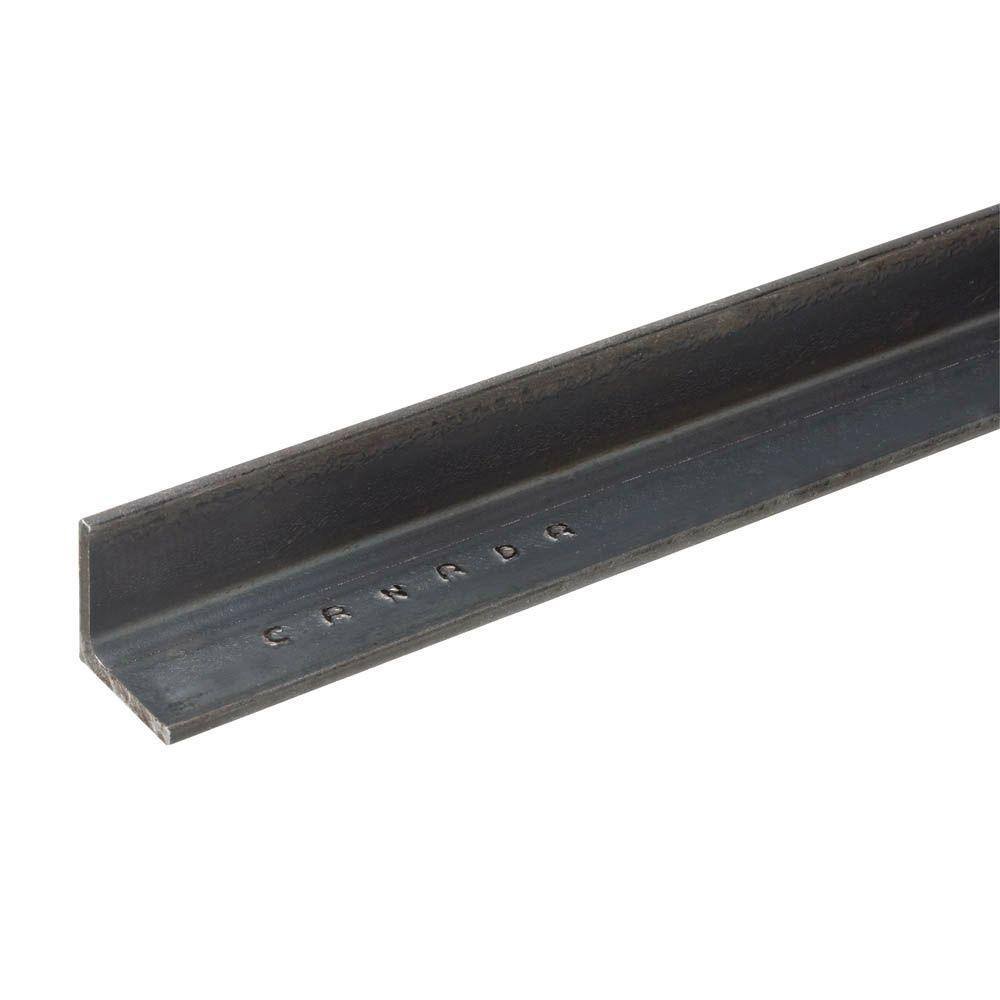 1 in. x 4 ft. – 1/8 in. Thick Plain Steel Angle - Hercitys