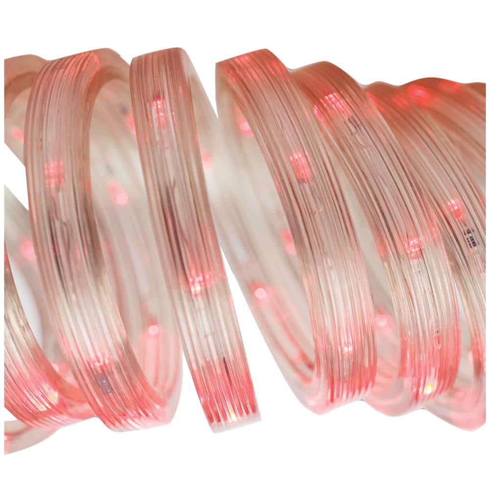 12 ft. 50-Light Red Christmas LED Flat Rope Specialty Lights - Hercitys