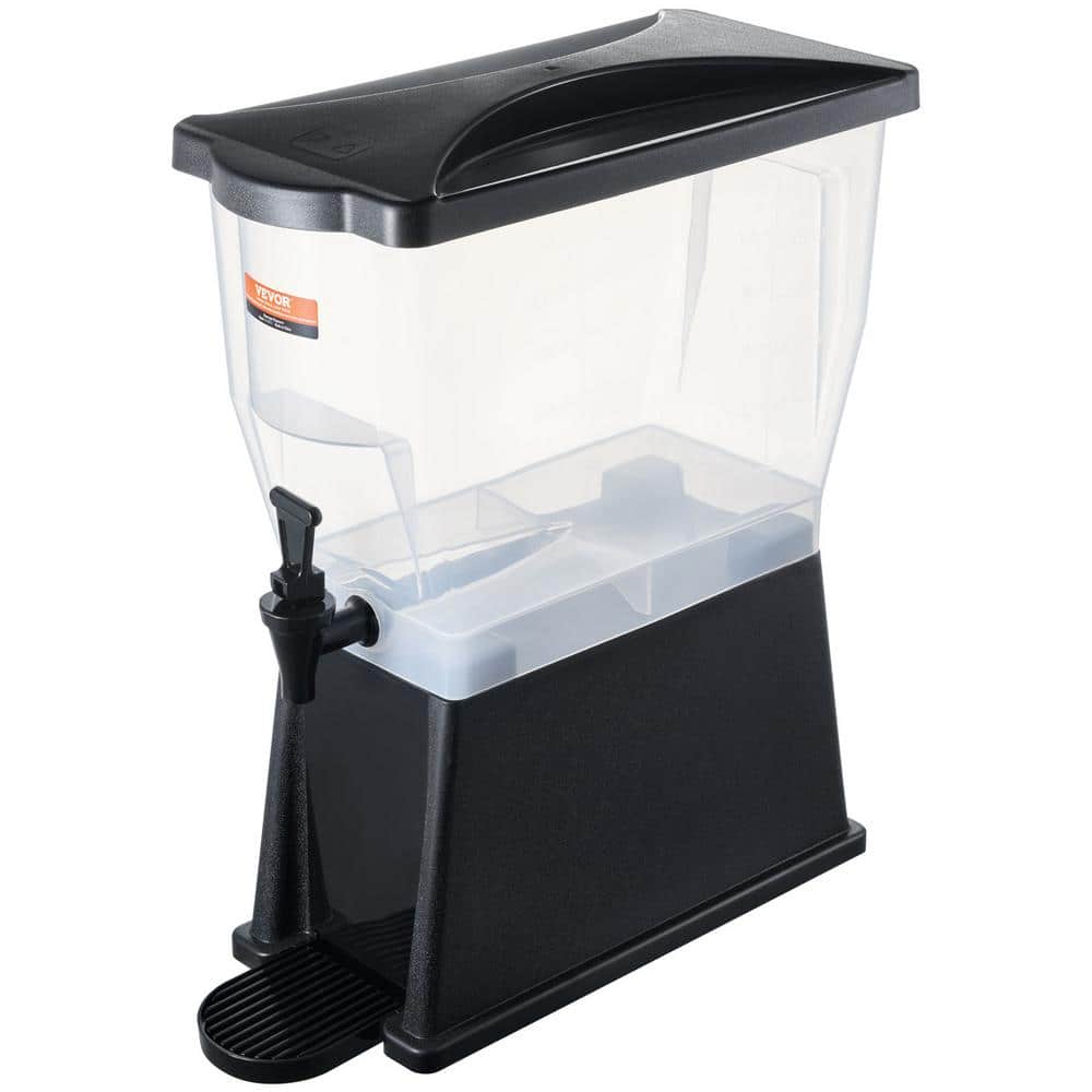 1.5 gal. Beverage Dispenser (2PC) Glass Drink Dispenser with Stainless Steel Spigot for Juice, Iced Tea, Water-Perfect - Hercitys