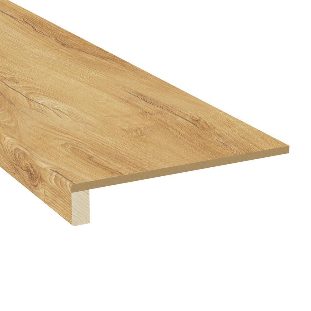 0.375 in. x 11.5 in. x 48 in. Laminate Marigold Oak No Return Modern Retread - Hercitys