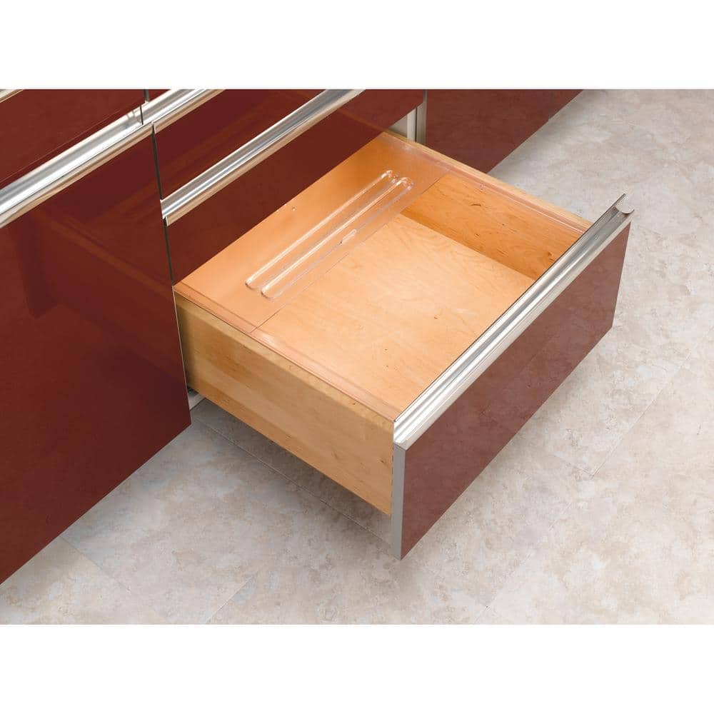 0.375 in. H x 20.125 in. W x 21.75 in. D Large Translucent Bread Drawer Cover Kit - Hercitys
