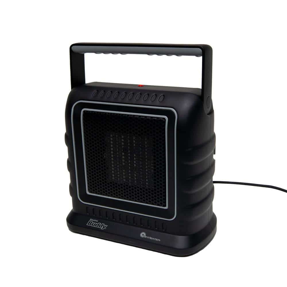 1,500-Watt 10.8 in. Portable Ceramic Electric Buddy Indoor Heater - Hercitys