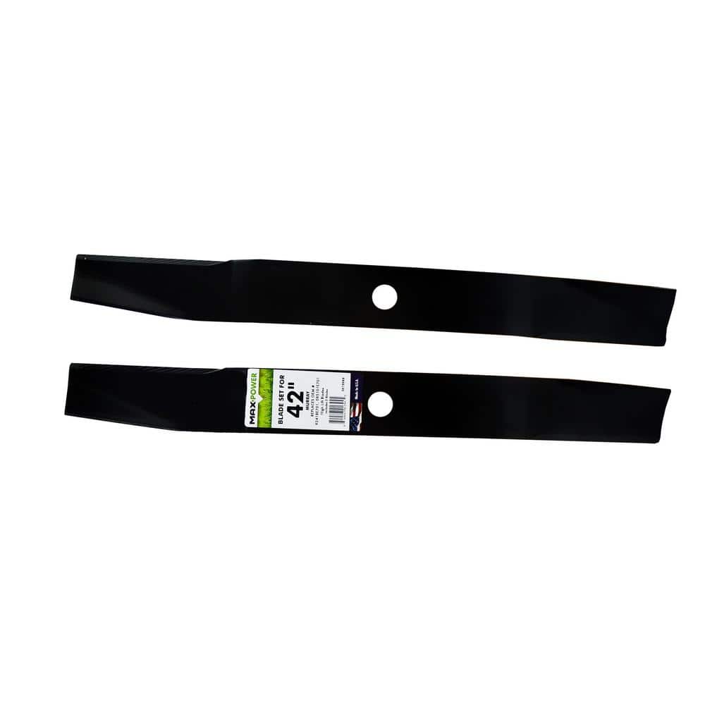 2 Blade Set for Many 42 in. Cut Murray Mowers Replaces OEM #’s 095101E701,92418 and 92418E701 - Hercitys