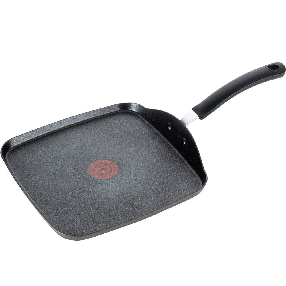 10.25 in. Aluminum Hard Anodized Nonstick Griddle Pan in Gray - Hercitys