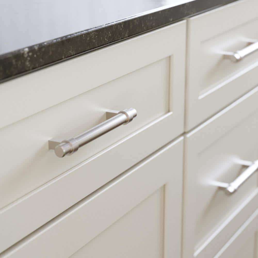 10-Pack Simple Wrapped Bar 5-1/16 in. (128 mm) Classic Cabinet Drawer Pulls in Stainless Steel - Hercitys