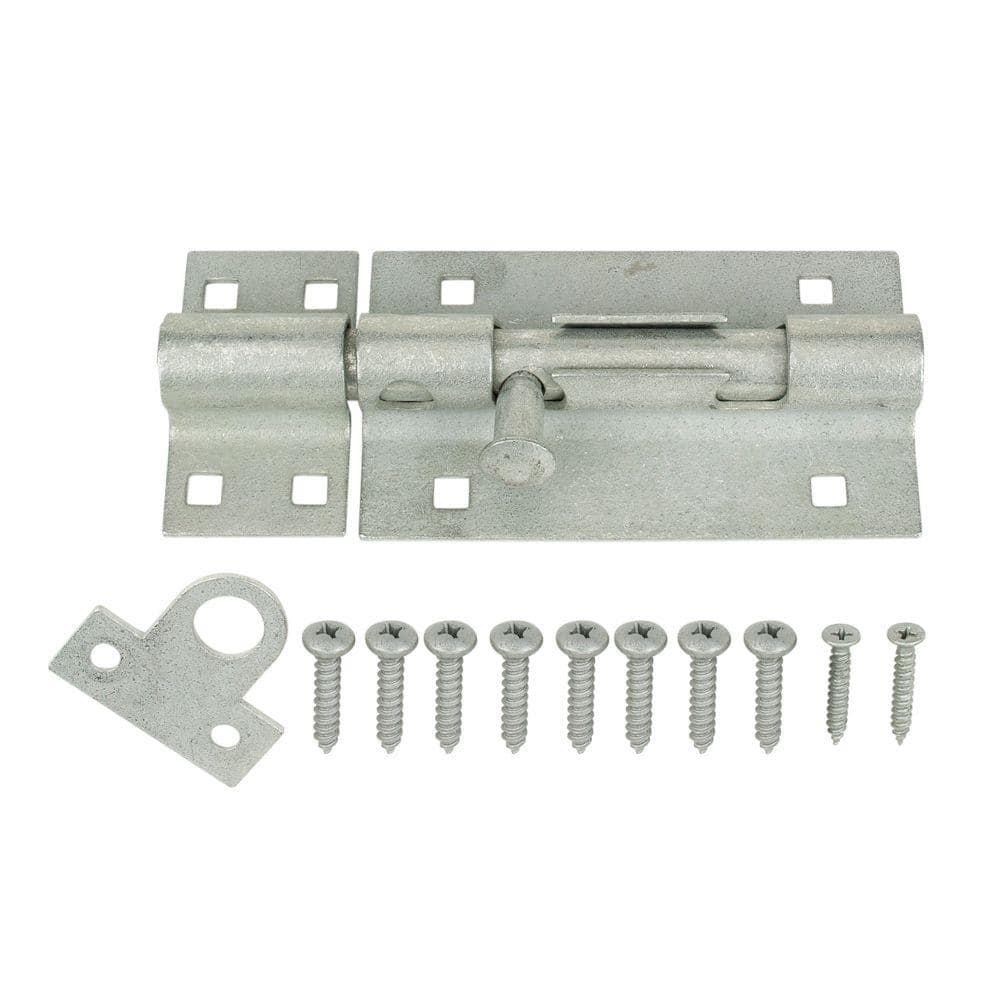 5 in. Galvanized Barrel Bolt - Hercitys