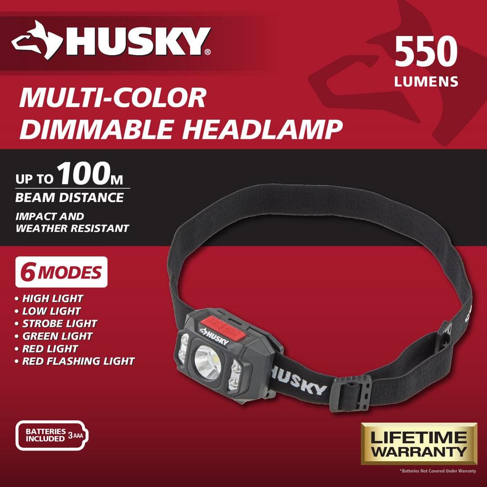 550 Lumens Compact Multi-Setting Dimmable Headlight - Hercitys