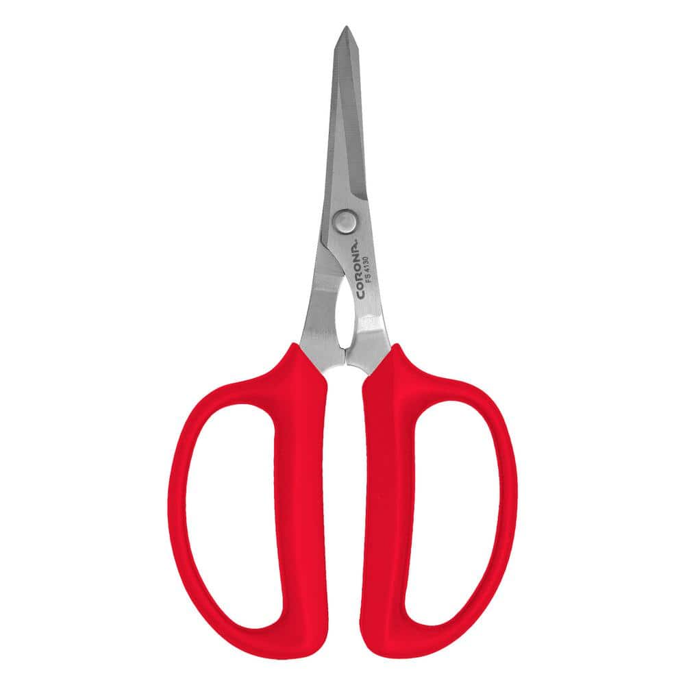 2 in. Stainless Steel Blade with Lightweight Red Handles Hydroponic Scissors - Hercitys