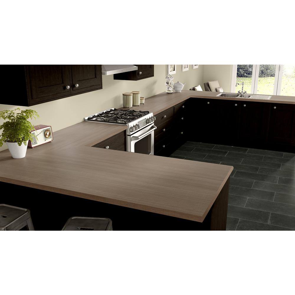 4 ft. x 8 ft. Laminate Sheet in Park Elm with Premium SoftGrain Finish - Hercitys