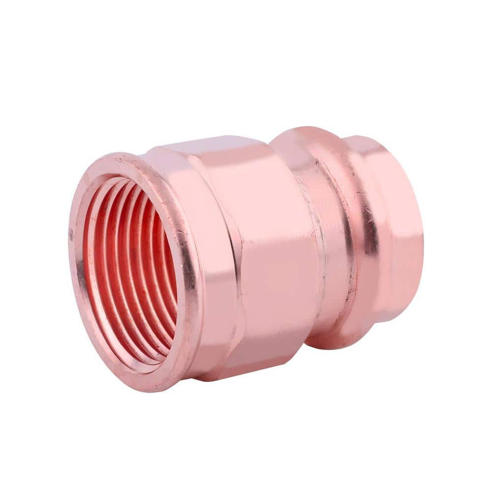 1-1/4 in. Copper Press Female Adapter Press Fit x FNPT - Hercitys