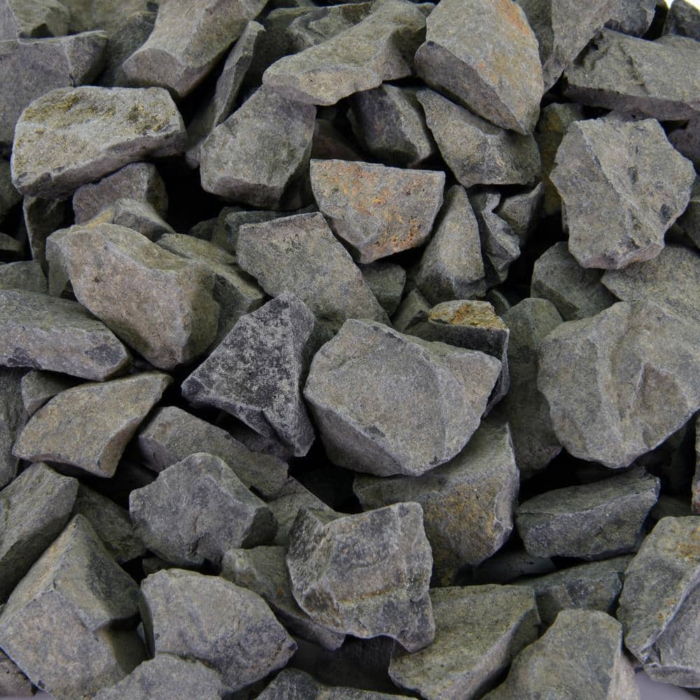 0.25 cu. ft. 3/4 in. Indigo Premium Basalt Crushed Landscape Rock for Gardening, Landscaping, Driveways and Walkways - Hercitys
