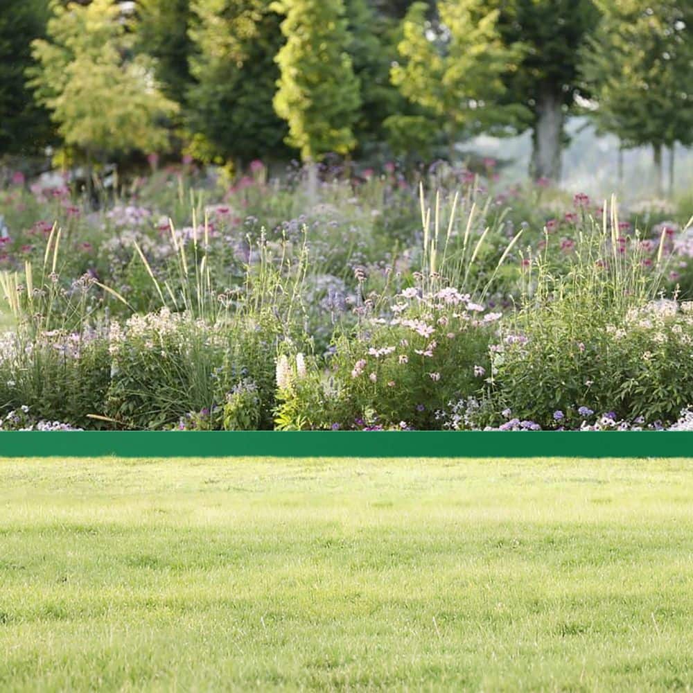 2-Pack Heavy Duty Corten Steel Landscape Edging-42 in. Strips, 5 in. Depth for Durable Garden Borders - Hercitys