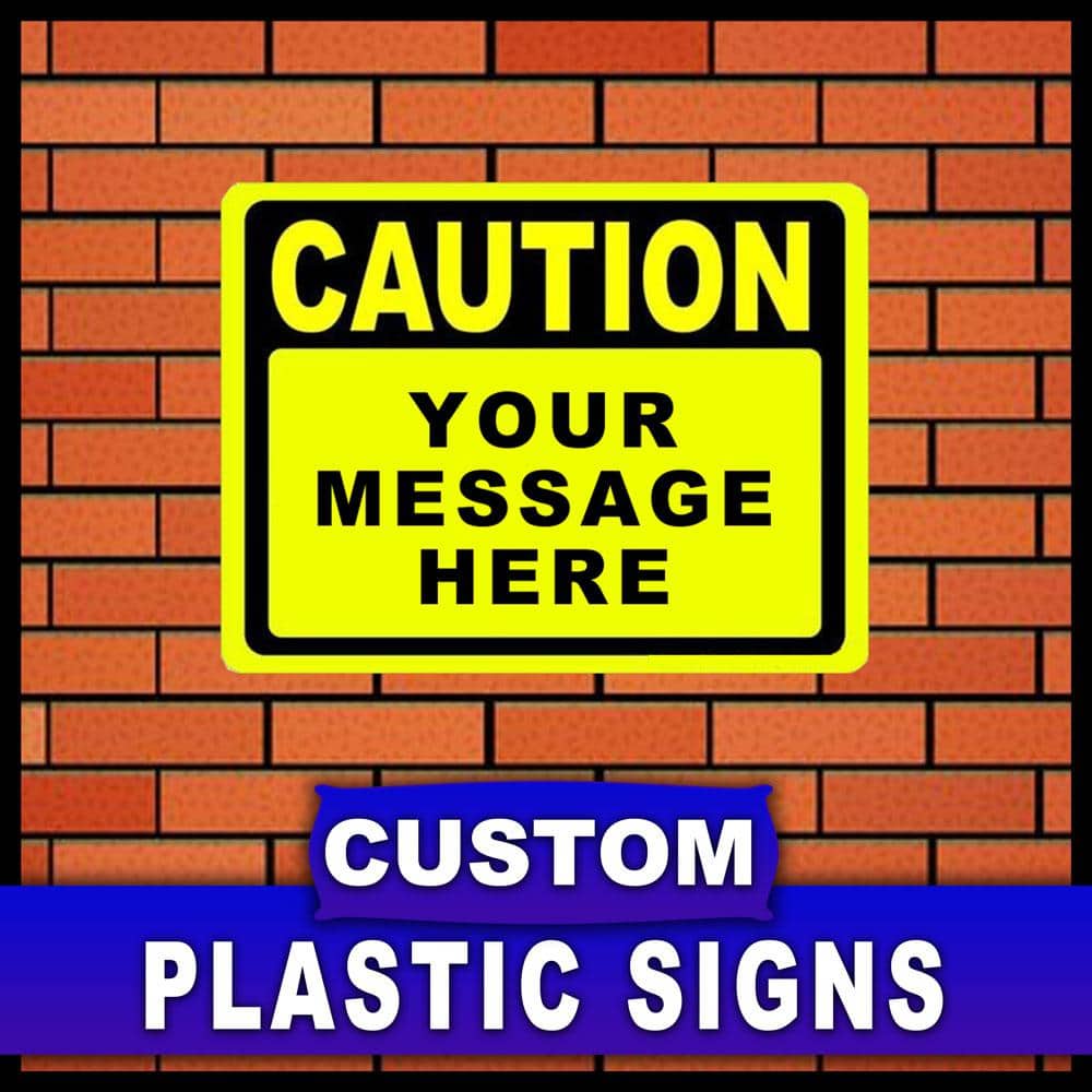 24 in. x 36 in. Custom Sign Printed on More Durable, Thicker, Longer Lasting Styrene Plastic - Hercitys