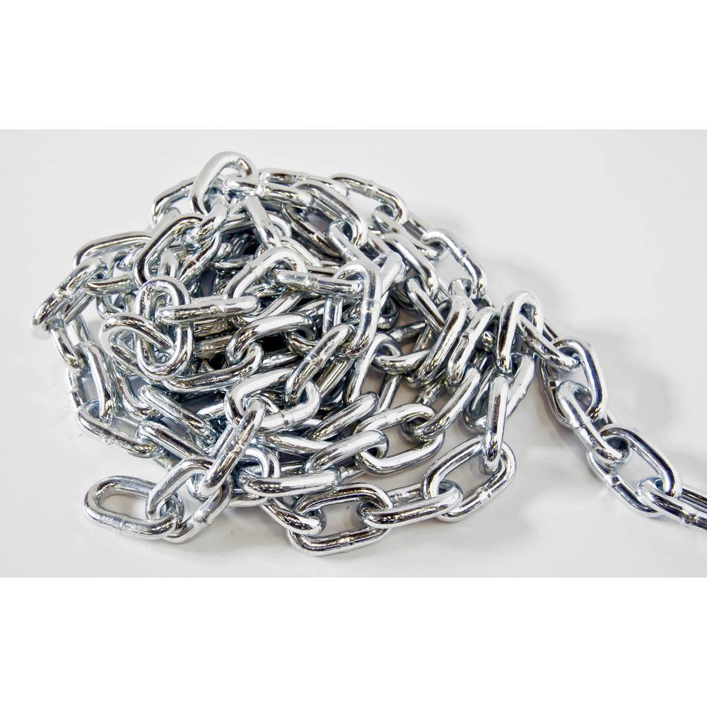 1/8 in. x 100 ft. Grade 30 Proof Coil Chain in Zinc Plated Reeled - Hercitys
