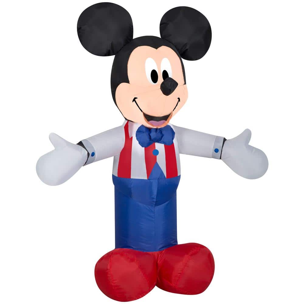 3.5 ft. Tall Airblown Patriotic Mickey - Hercitys