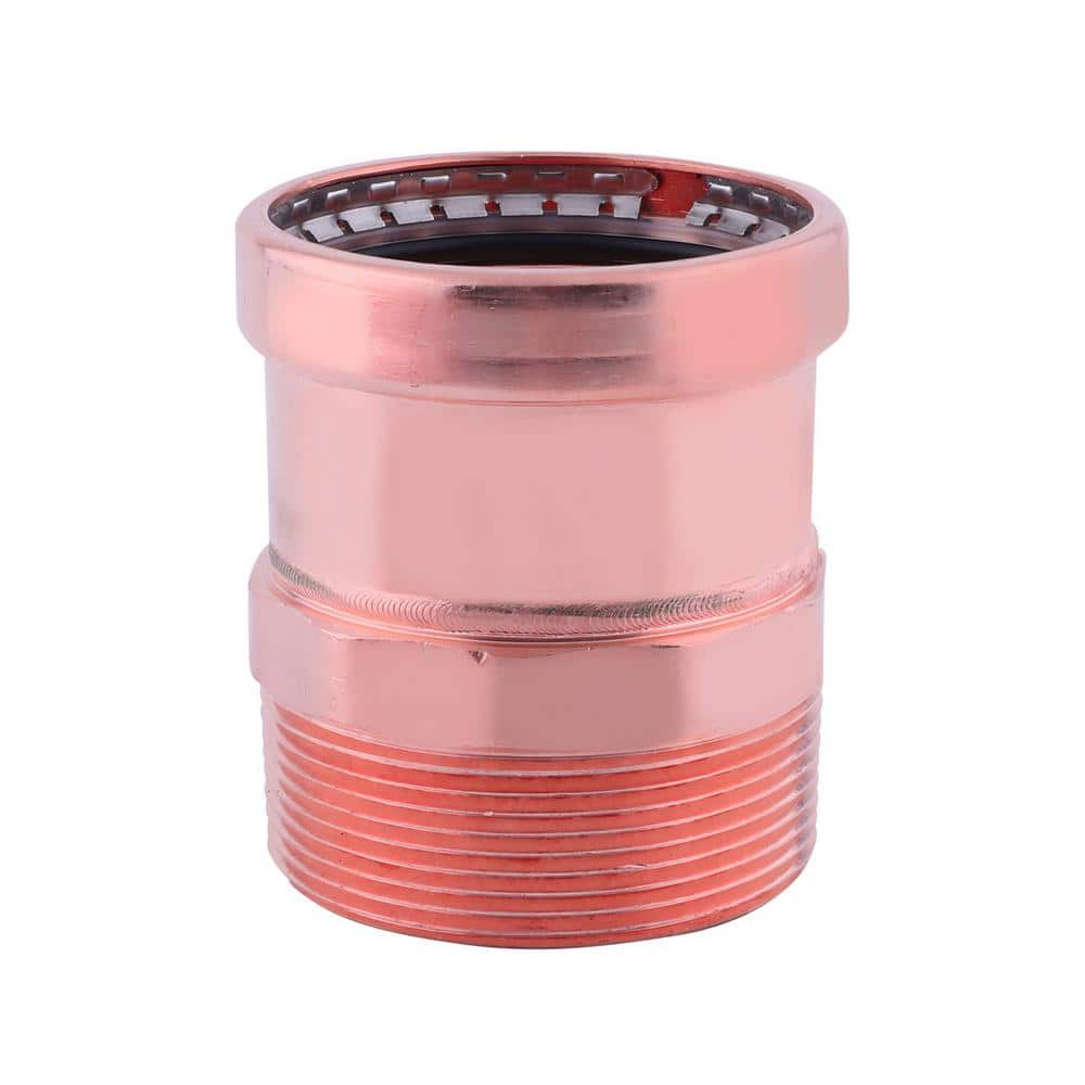 2-1/2 in. Copper Press XL Male Adapter Press Fit x MNFT - Hercitys
