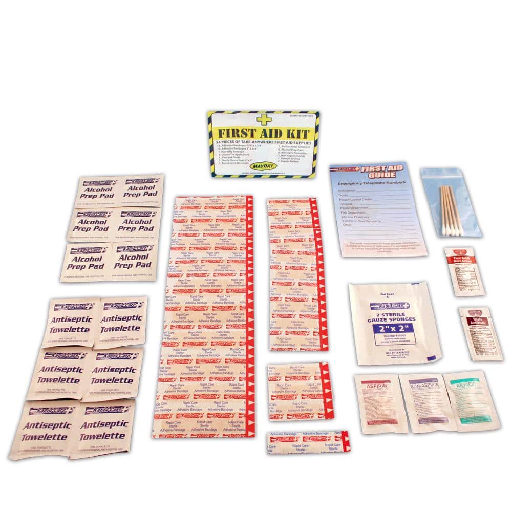 54-Piece First Aid Kit - Hercitys