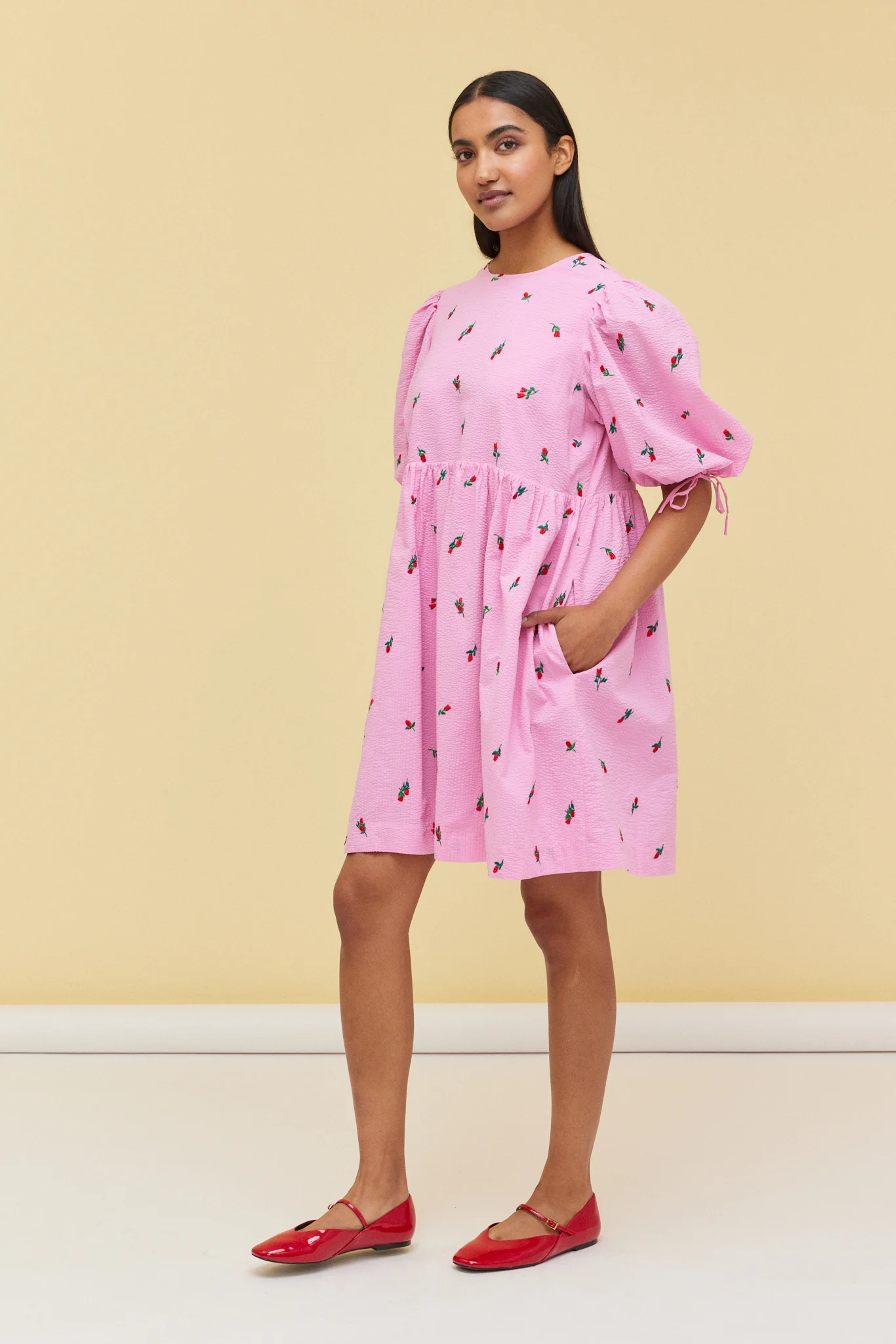 ROSSO DRESS - ROSES - Hercitys