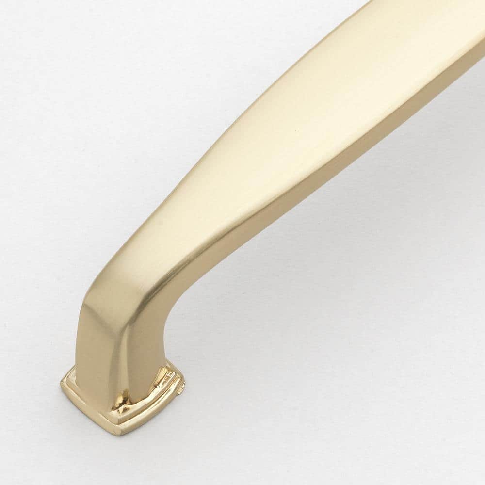 3-3/4 in. (57.15 mm) Center-to-Center Champagne Gold Deco Bar Pull (10-Pack ) - Hercitys