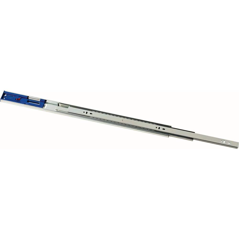 1 Pair 24 in. Soft-Close Full Extension Side Mount Ball Bearing Drawer Slide Set 1-Pair (2 Pieces) - Hercitys