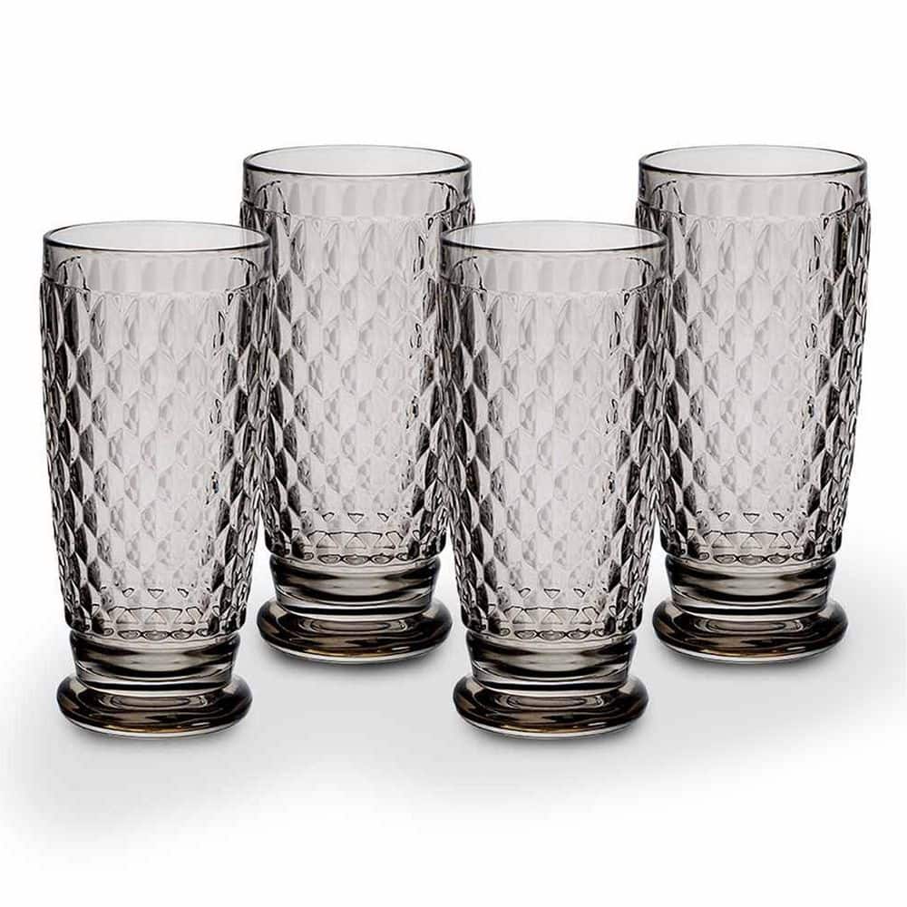 13.5 oz. Boston Smoke Tumbler Glass Set (Set-4) - Hercitys