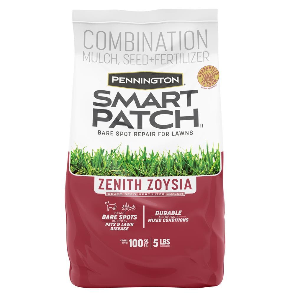5 lbs. Smart Patch Zoysia Grass Seed with Mulch, Fertilizer - Hercitys