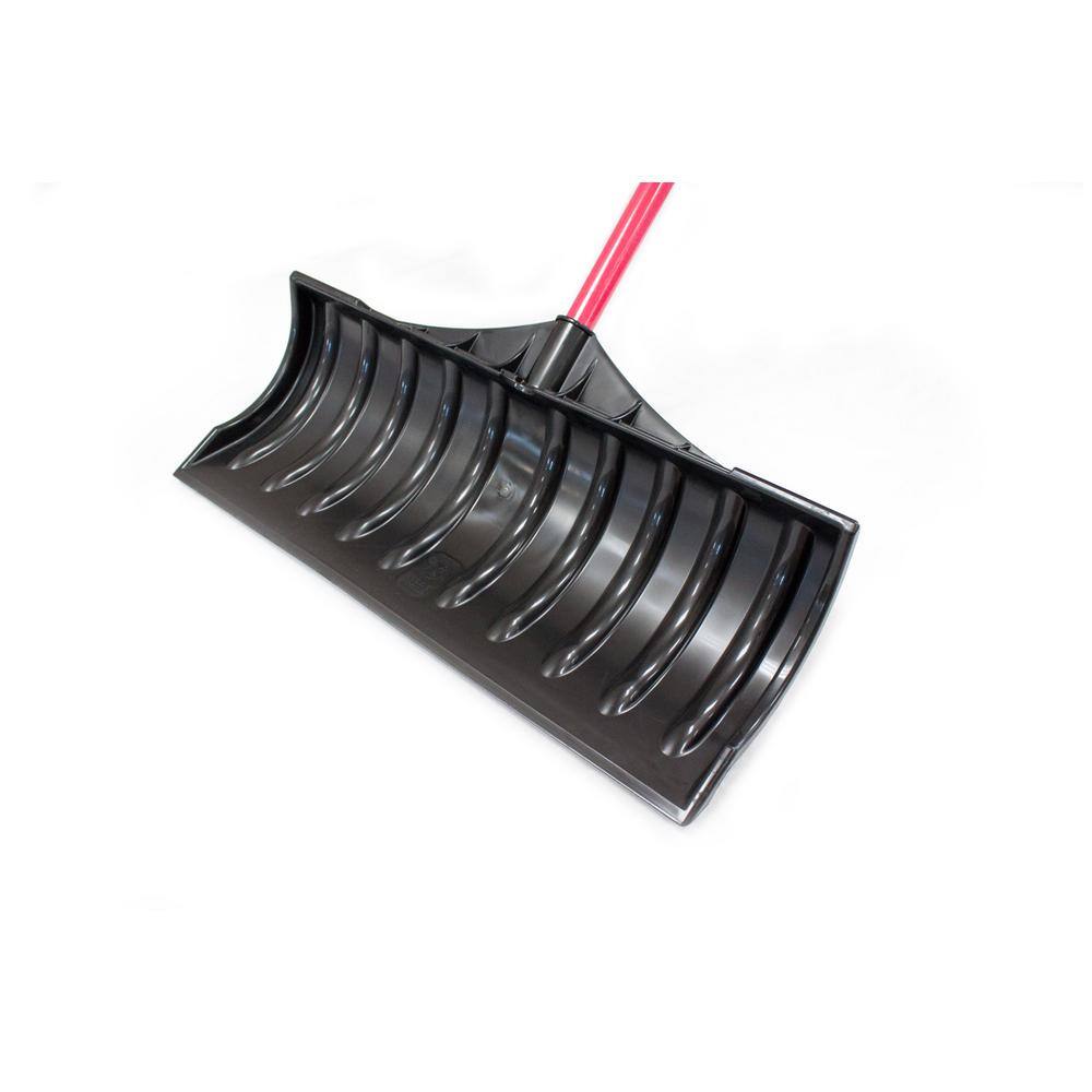 27 in. Fiberglass D-Grip Handle Snow Pusher - Hercitys