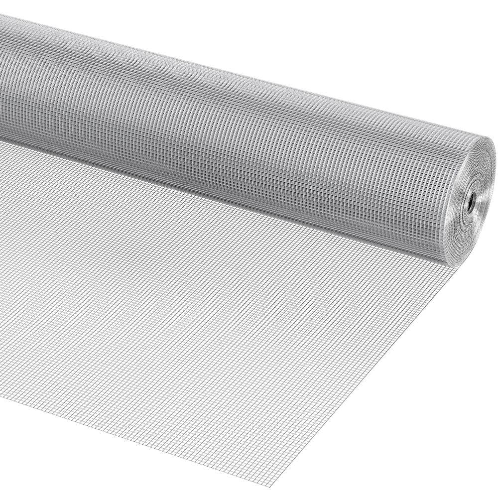 1/4 in. Hardware Cloth 36 in. x 100 ft. Galvanized Wire Mesh Roll for Chicken Fencing Garden Small Rodents - Hercitys