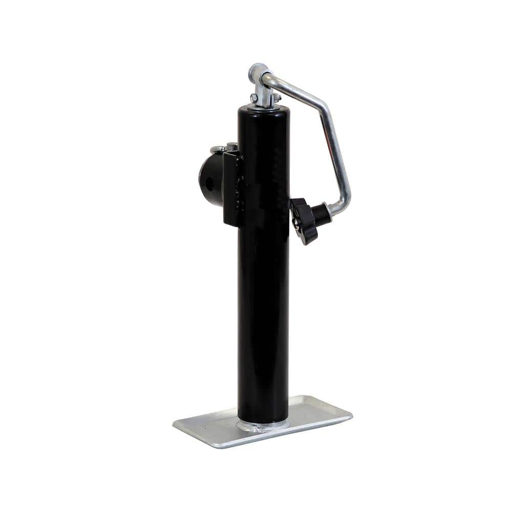 2,000 lbs. Capacity 15 in. Travel Top-Wind Swivel Trailer Jack - Hercitys