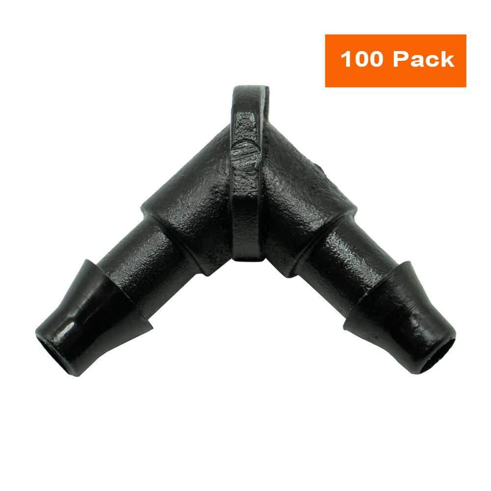1/4 in. Barb Elbows (100-Pack) - Hercitys
