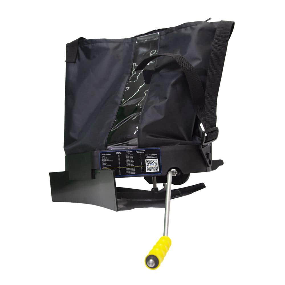 25 lbs. Bag Spreader with Material Viewing Window and Easy Calibration System - Hercitys