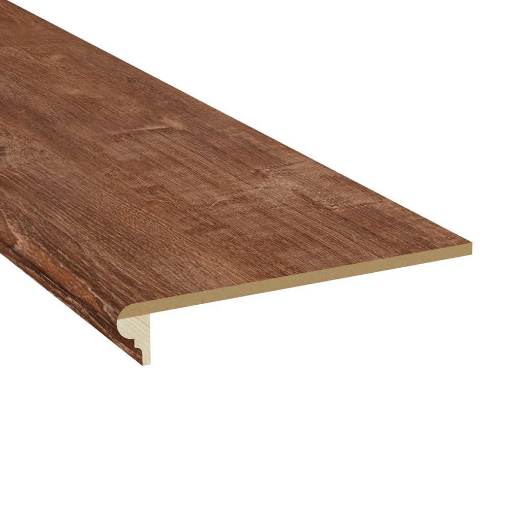 0.375 in. x 11.5 in. x 48 in. Laminate Burnt Oak No Return Retread - Hercitys