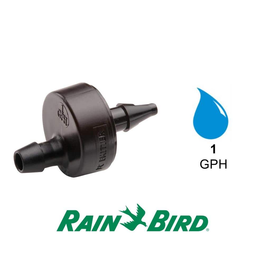 1 GPH Pressure Compensating Spot Watering Drippers/Emitters (75-Pack) - Hercitys
