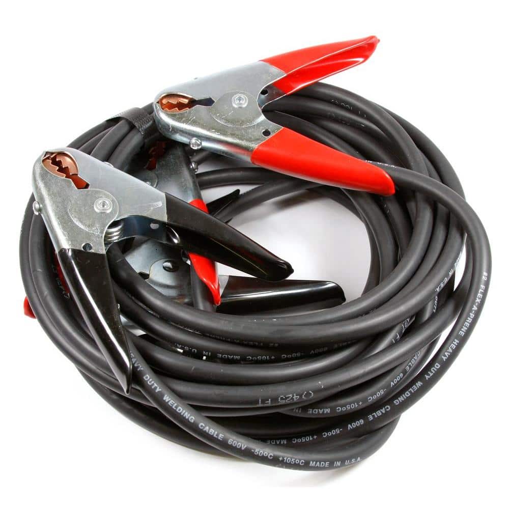 12 ft. 2-Gauge Heavy Duty Battery Jumper Cables - Hercitys