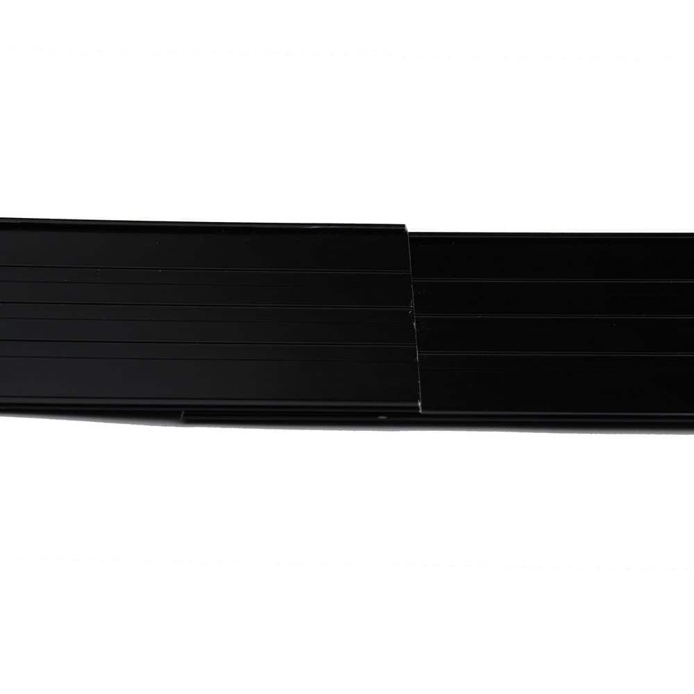 48 ft. x 0.18 in. x 4 in. Black Aluminum Edging Kit - Hercitys