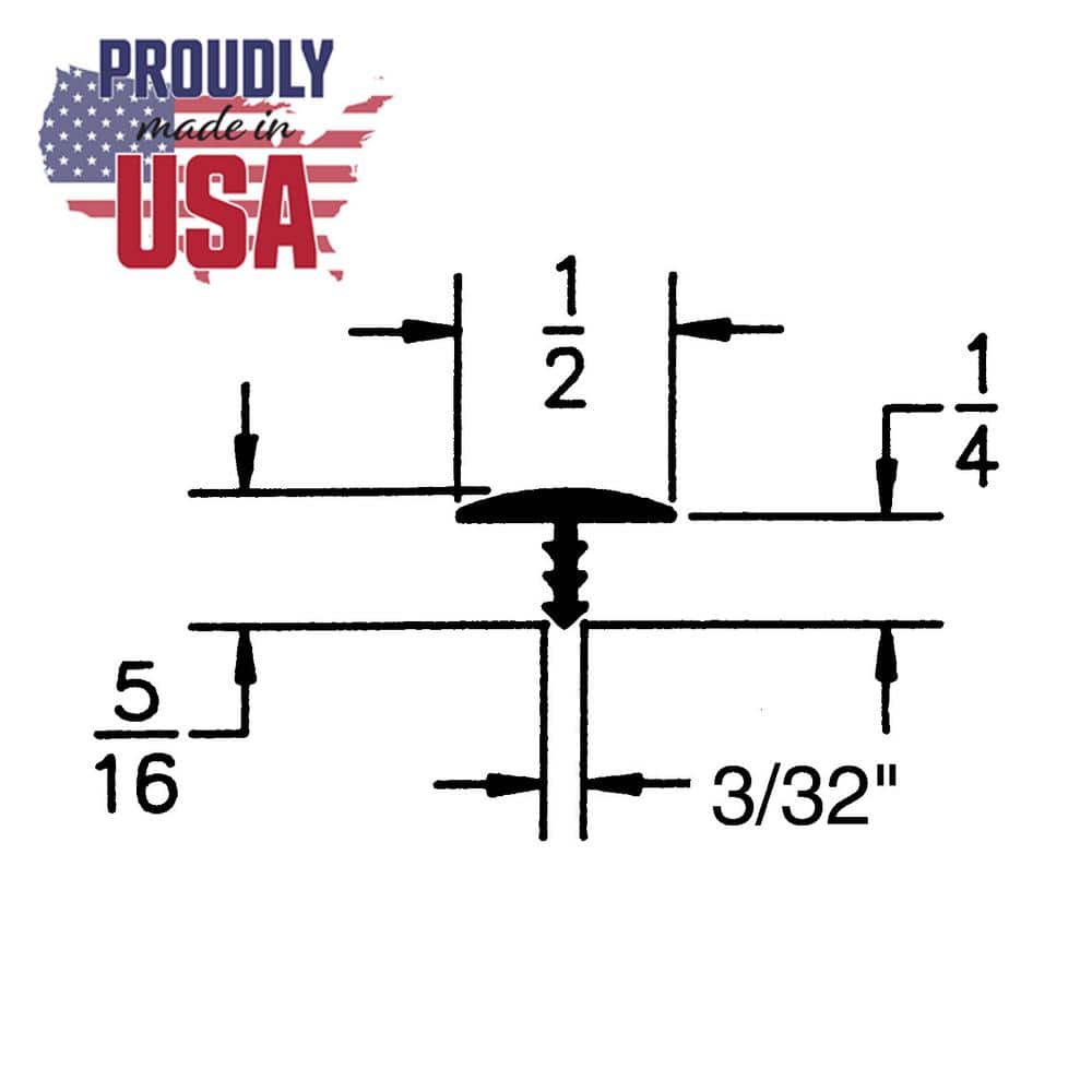 1/2 in. Dove Grey Flexible Polyethylene Center Barb Hobbyist Pack Bumper Tee Moulding Edging 25 ft. long Coil - Hercitys