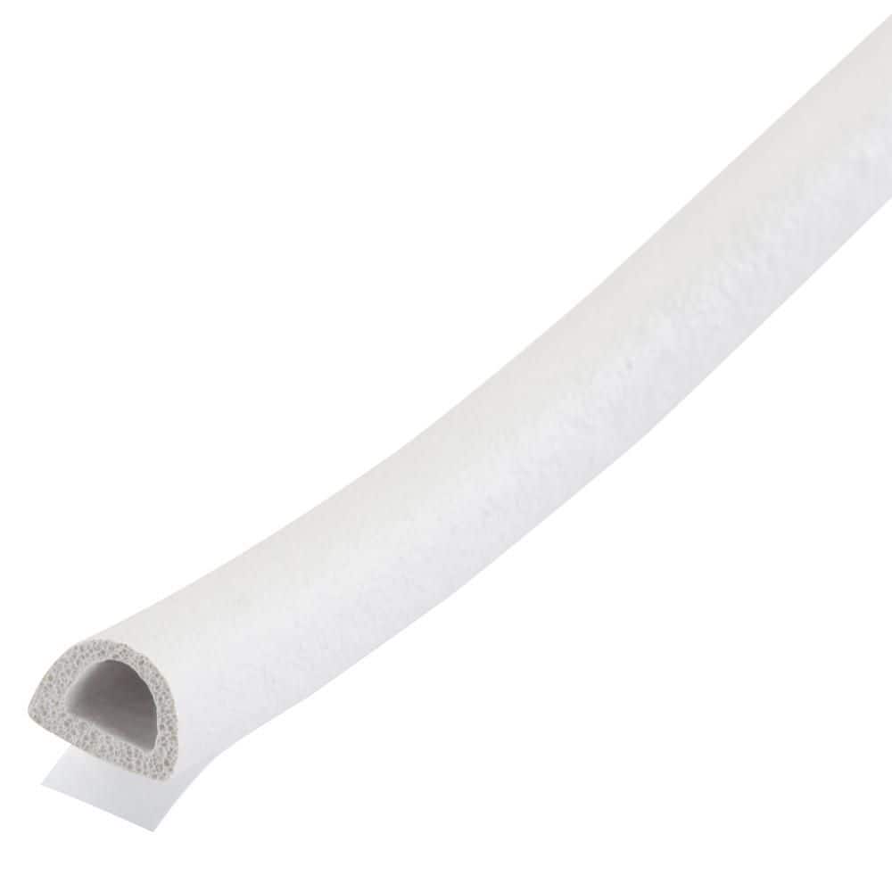1/4 in. x 5/16 in. x 17 ft. White Premium Thermoplastic Rubber Platinum Window Seal for Medium Gaps - Hercitys