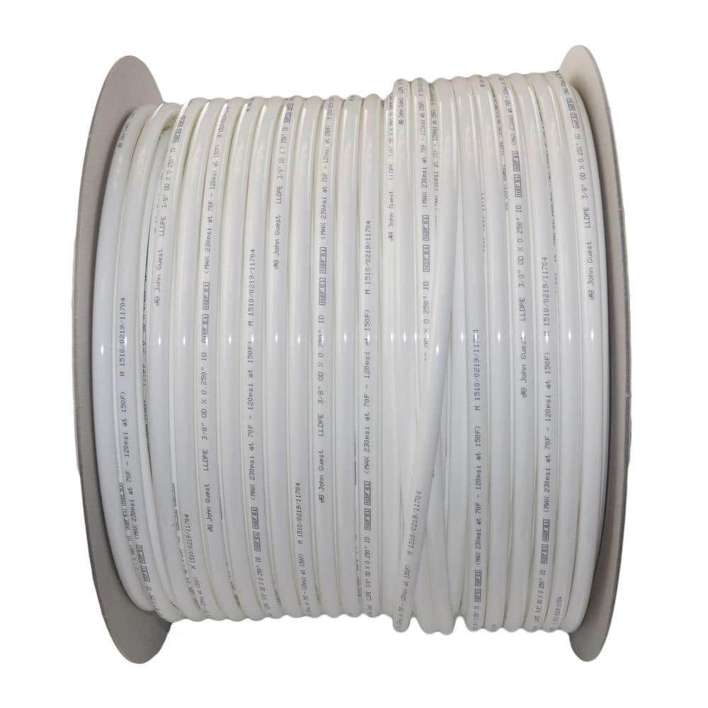3/8 in. x 500 ft. Polyethylene Tubing Coin in White - Hercitys