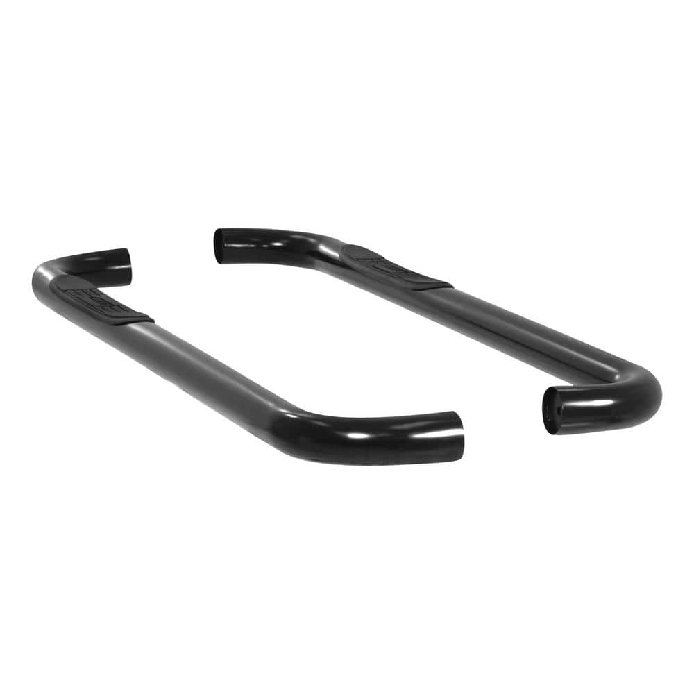 3-Inch Round Black Steel Nerf Bars, No-Drill, Select Dodge Dakota - Hercitys