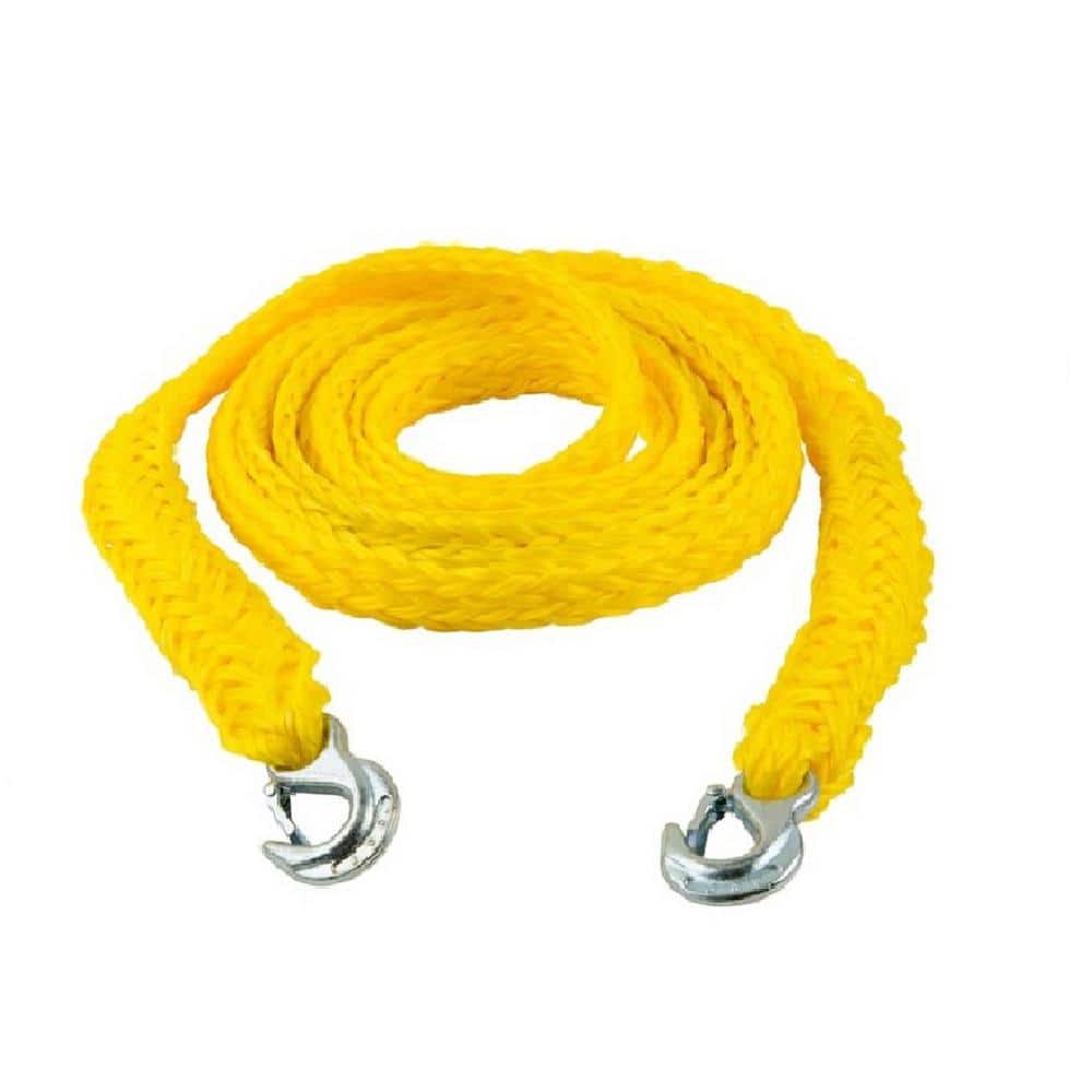 18 ft. x 7/16 in. Emergency Tow Rope with Hooks - Hercitys