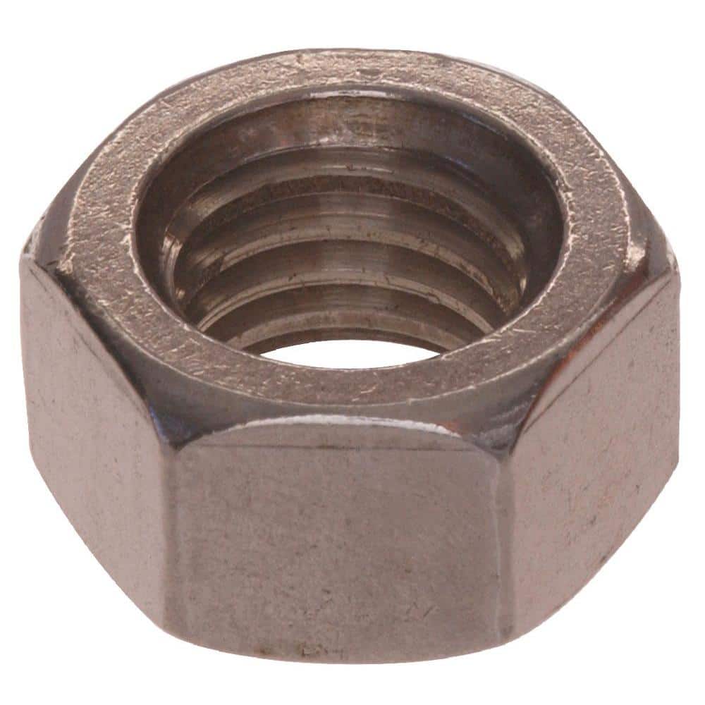 #3/8-24 Stainless-Steel Hex Nut (50-Pack) - Hercitys