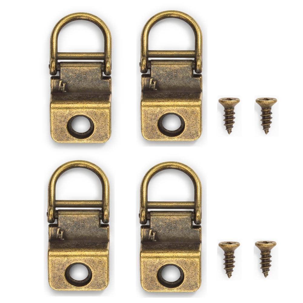 25 lb. Canvas Wire 1 Hole D Ring (50-Pack) - Hercitys