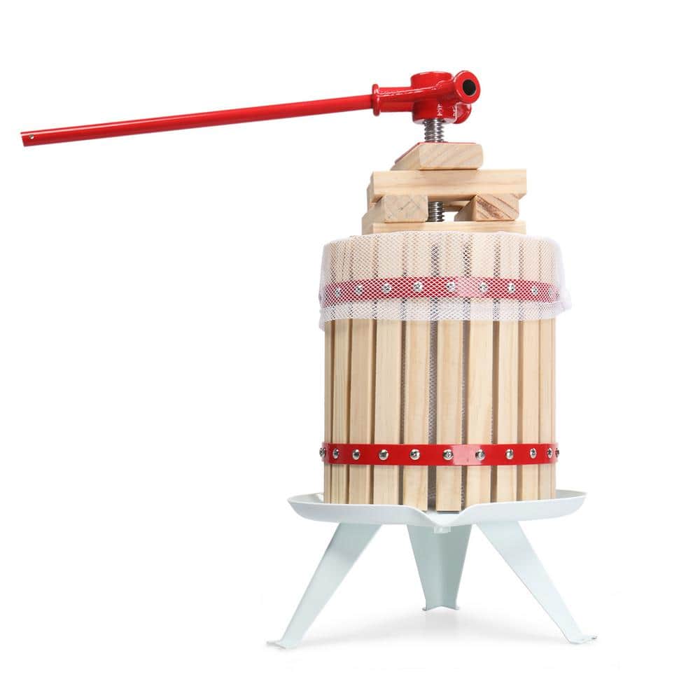 4.75 Gallon Wood Fruit Wine Press - Hercitys