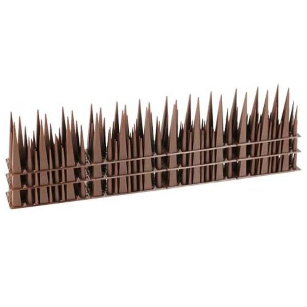 1.2 m 4-Stage Tall Bird Spikes Deterrent, Plastic Anti Bird Spikes for Outdoor Use - Hercitys