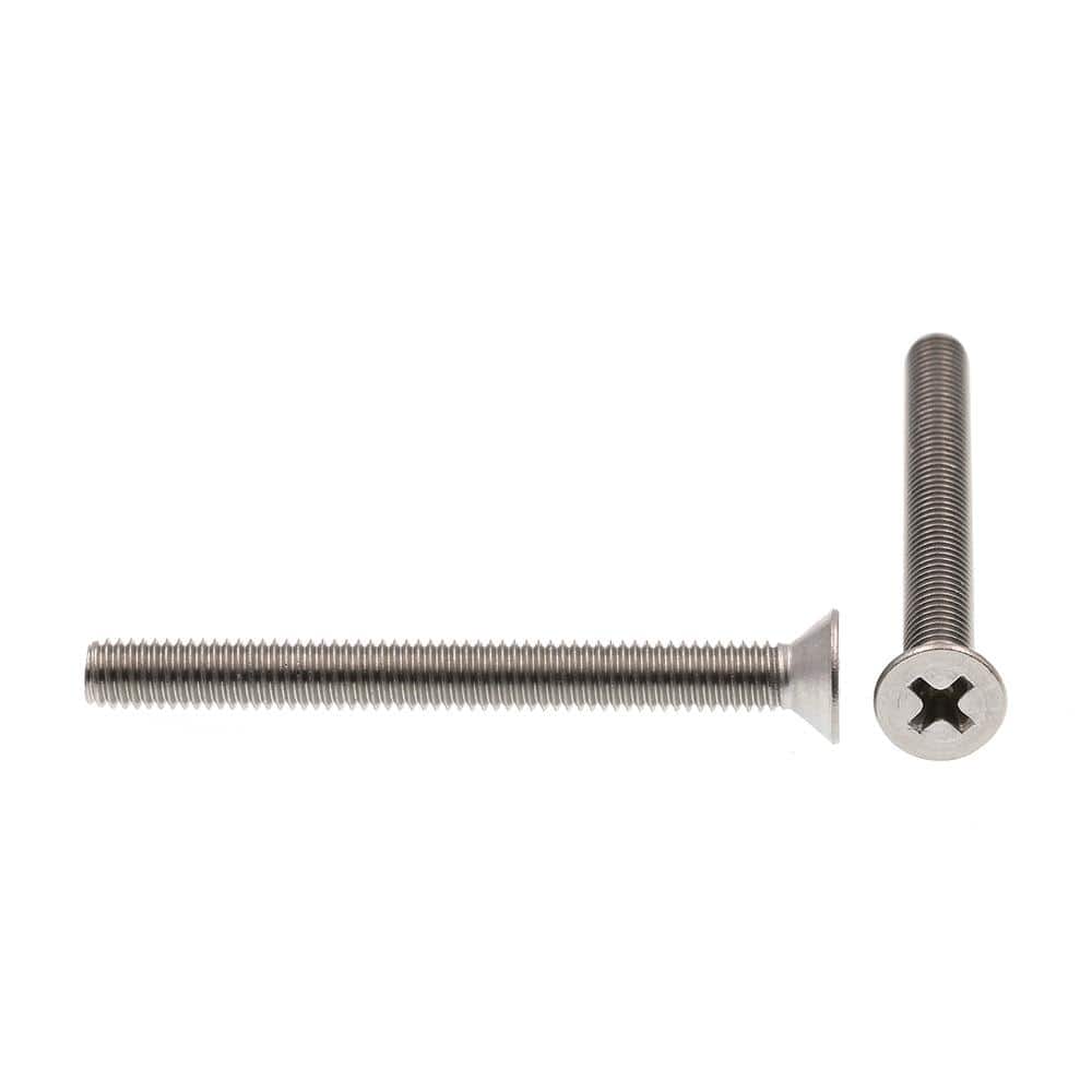 #10-32 x 2 in. Phillips Drive Flat Head Machine Screws (25-Pack) - Hercitys