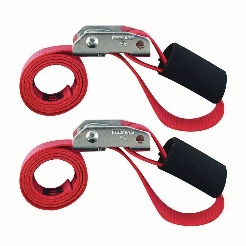 3 ft. x 1 in. Cam with Cinch Strap in Red (2-Pack) - Hercitys