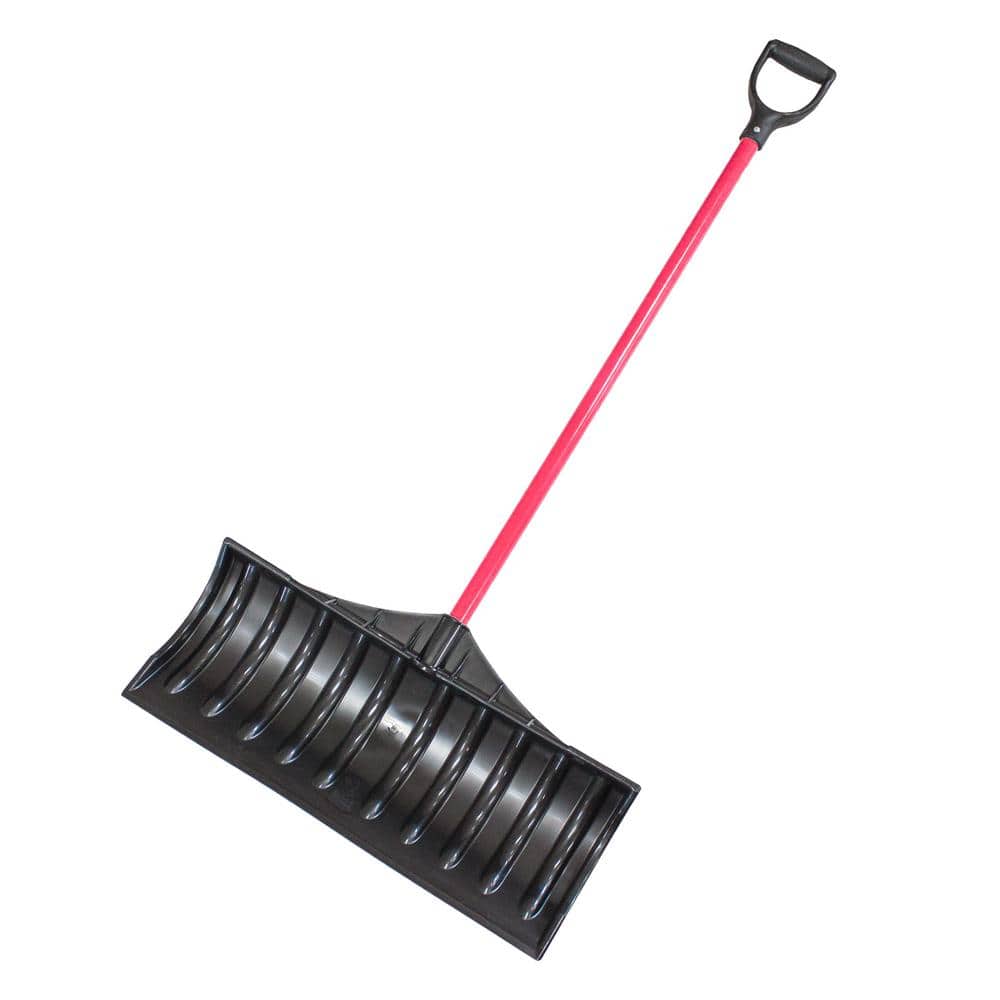 27 in. Fiberglass D-Grip Handle Snow Pusher - Hercitys