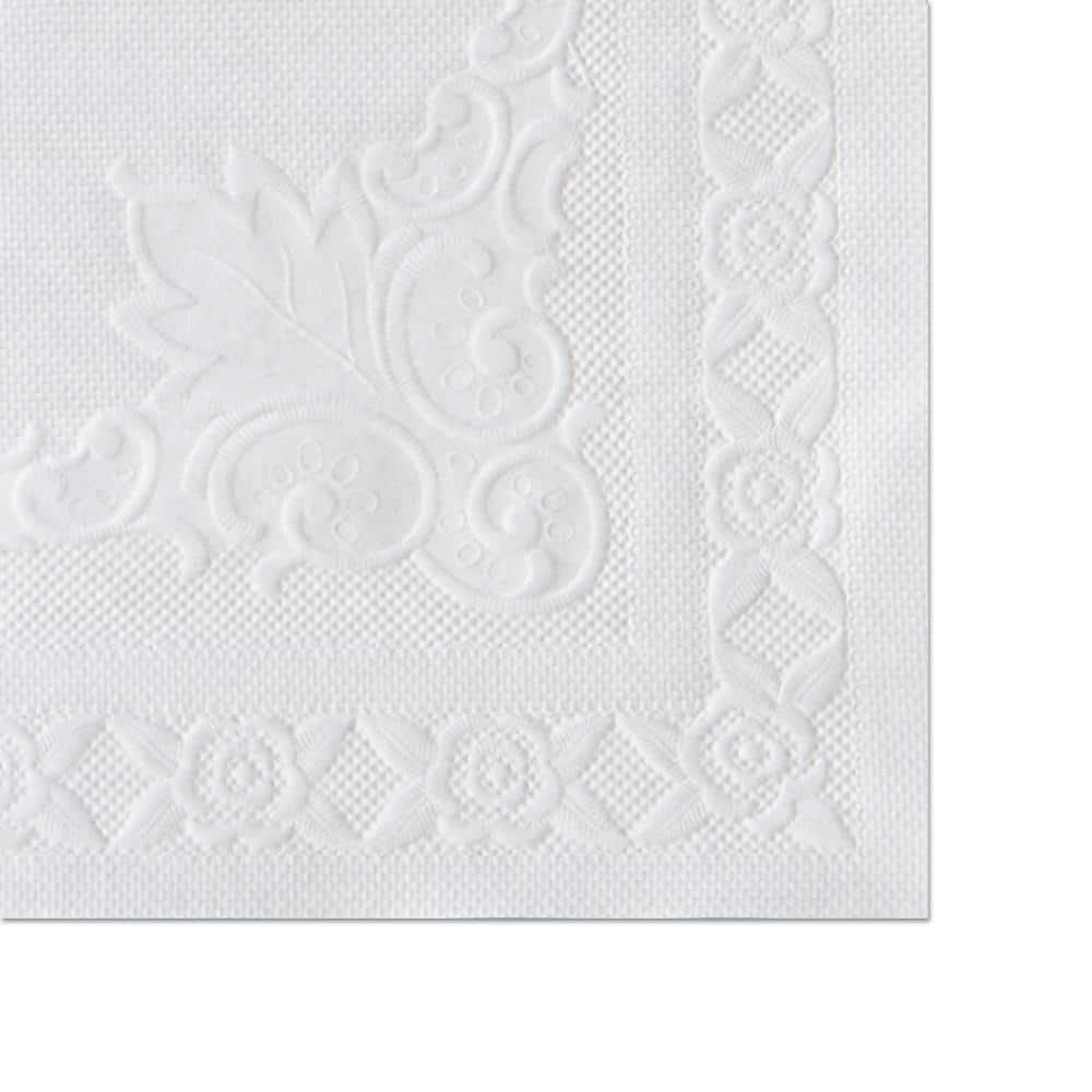 10 in. x 14 in. White Placemats (1000 Per Case) - Hercitys