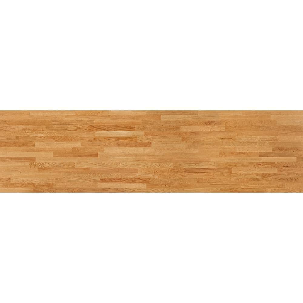 4 ft. L x 25 in. D Finished Engineered Oak Butcher Block Countertop - Hercitys